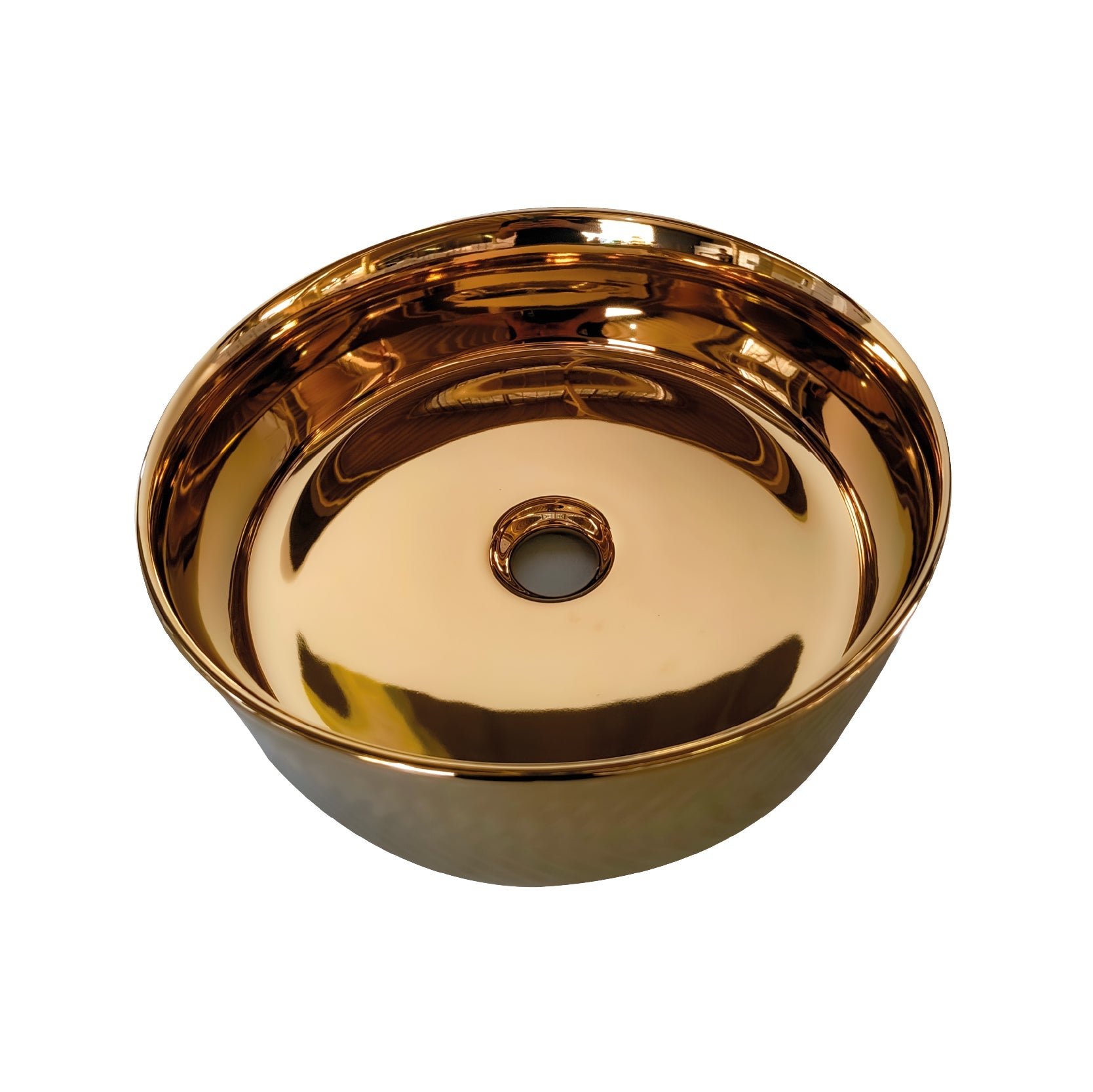 Bowl Loza (333-G) Mod. Circular Dorado 36X36X12 - Fratelli